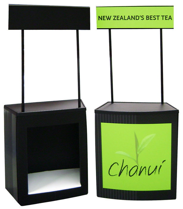 product demonstration and sampling stations