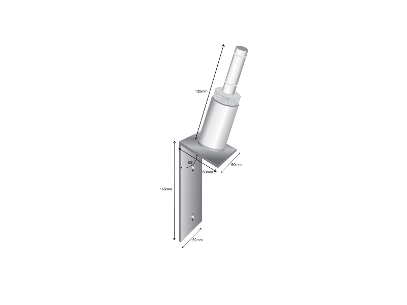 Vertical & Angled Wall Mount For Flags
