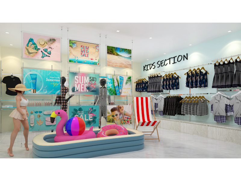 Cable Suspension Display - retail
