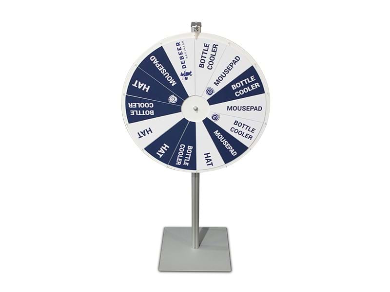 Branded competition entry boxes, suggestion boxes, ballot boxes and prize wheels 